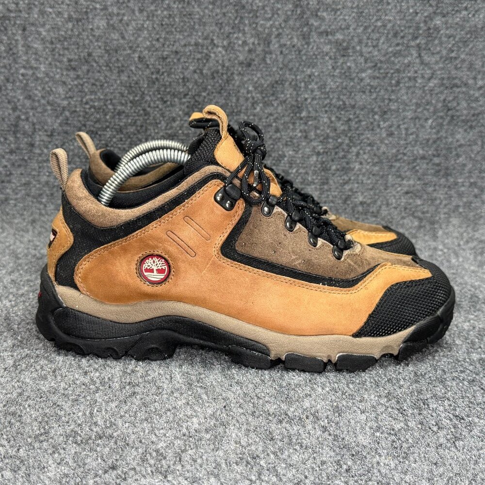 Timerland ACT Hiking Shoes Women's Size 10‎ Brown Leather Mid Lace Trail Walking
